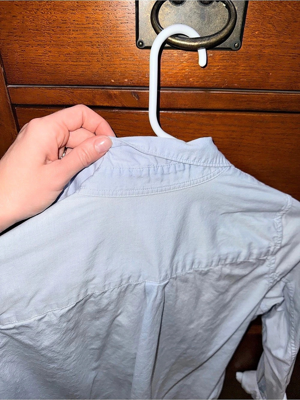 Gap Women's White Button Down Shirt - Picture 5 of 5